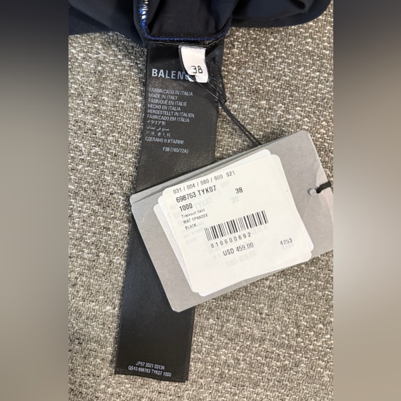 Balenciaga Black and Blue Skirt - Picture 3 of 3